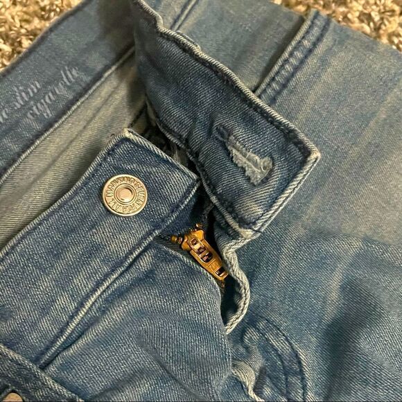 7 For All Mankind The Slim Cigarette Jeans Sz 26 - Picture 3 of 13